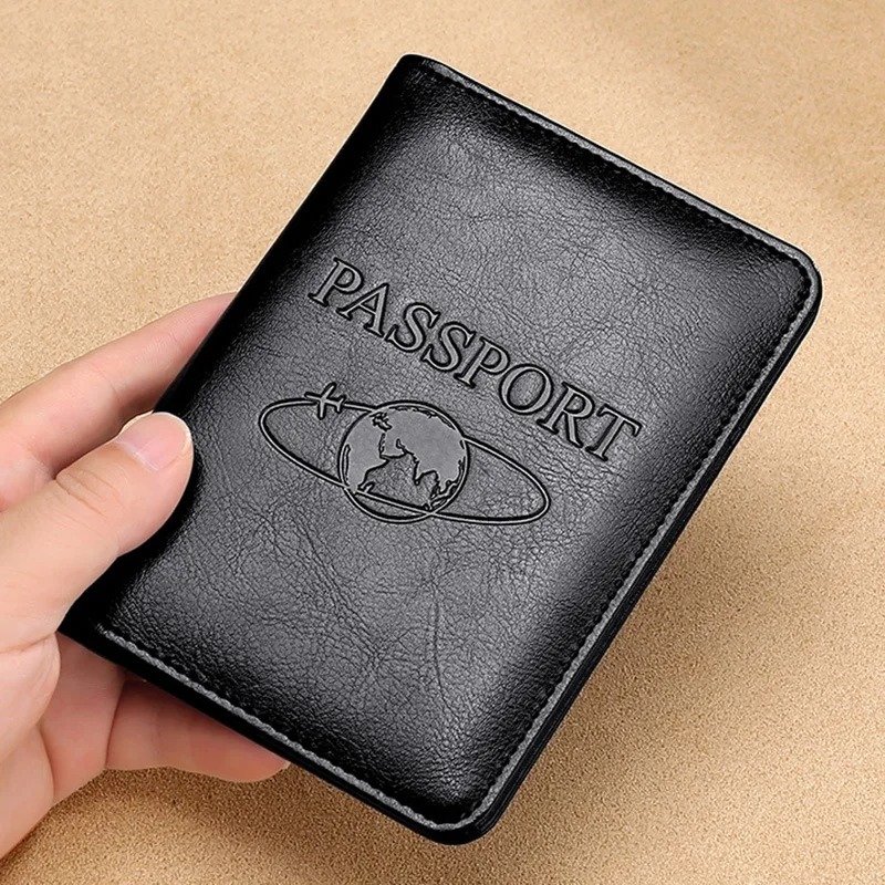 Men'S Accessories On Sale - Couverture de passeport unisexe en cuir
