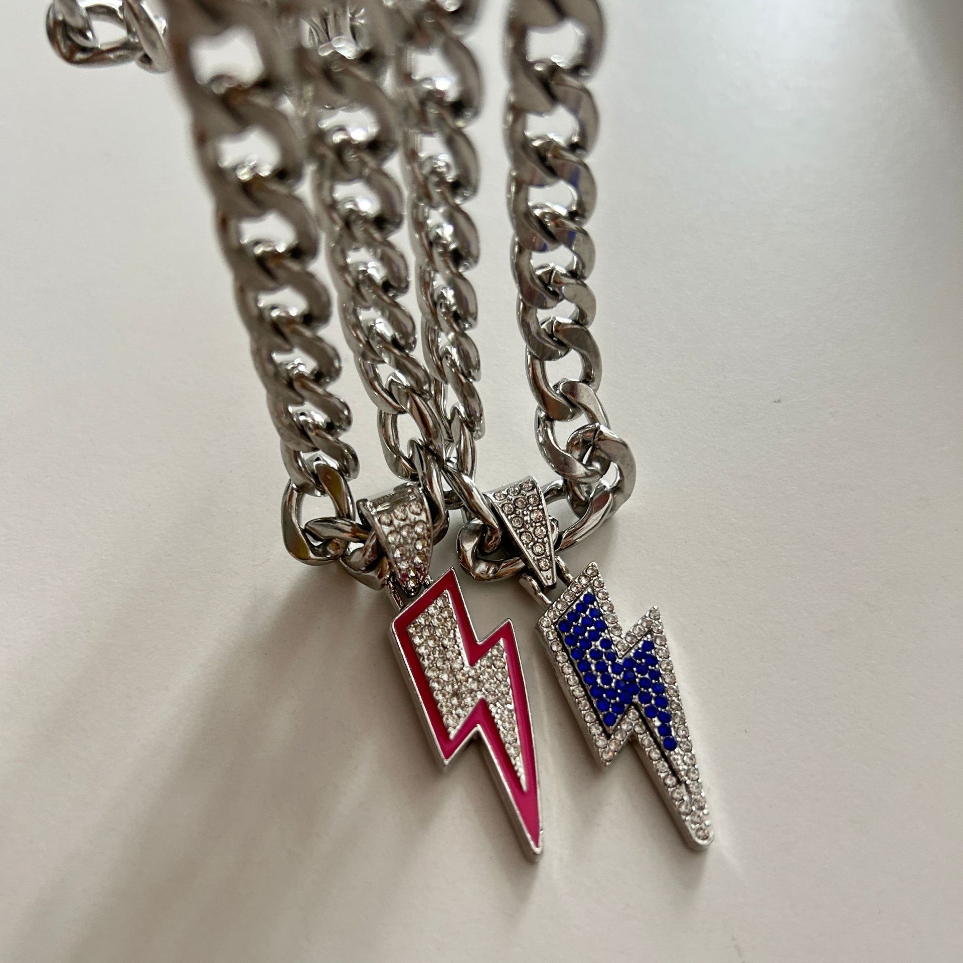 Men'S Accessories Instagram - Chaîne cubaine hip-hop européenne et américaine,