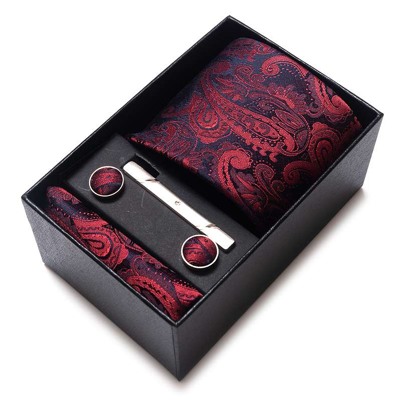 Men'S Accessories Gift Set Branded - Ensemble de boutons de manchette mouchoir