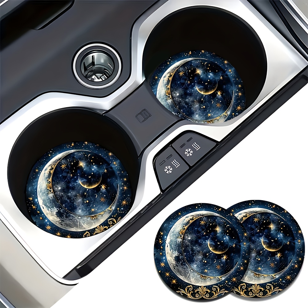 Men'S Accessories Holder - 2 sous-verres pour voiture Starry Night