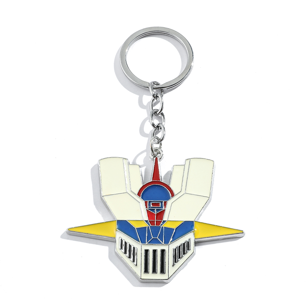 Men Accessories Fashion - Porte-clés Logo Robot Guerrier Anime Dessin