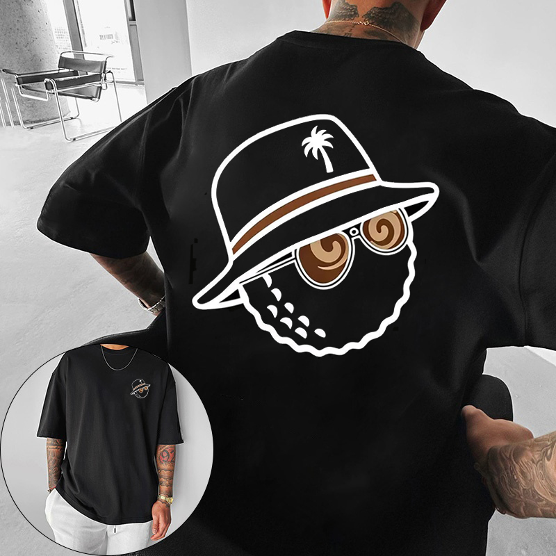 Men Accessories Brand - T-shirt graphique unisexe tendance avec imprimé