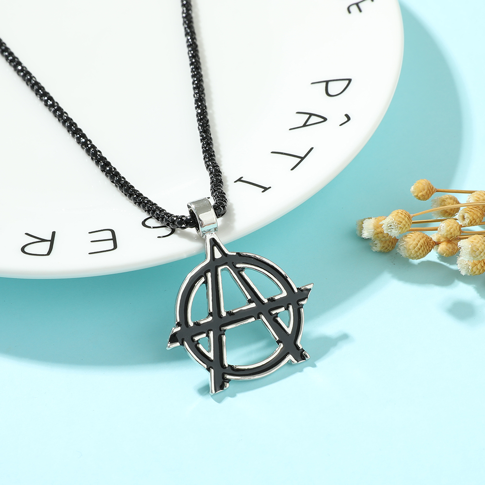 Men Accessories Necklace - Collier avec logo de l'initiale A