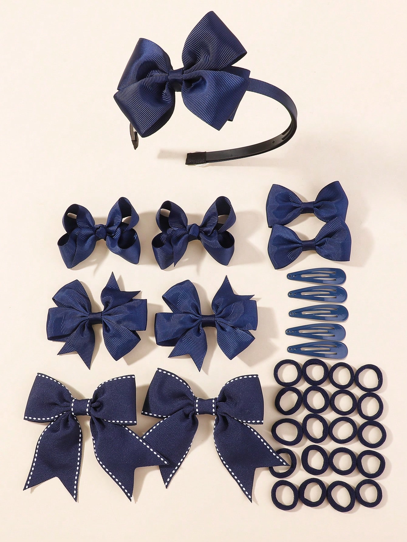 Tie Clip Set - 34 pièces/ensemble Nouveaux accessoires capillaires tendance