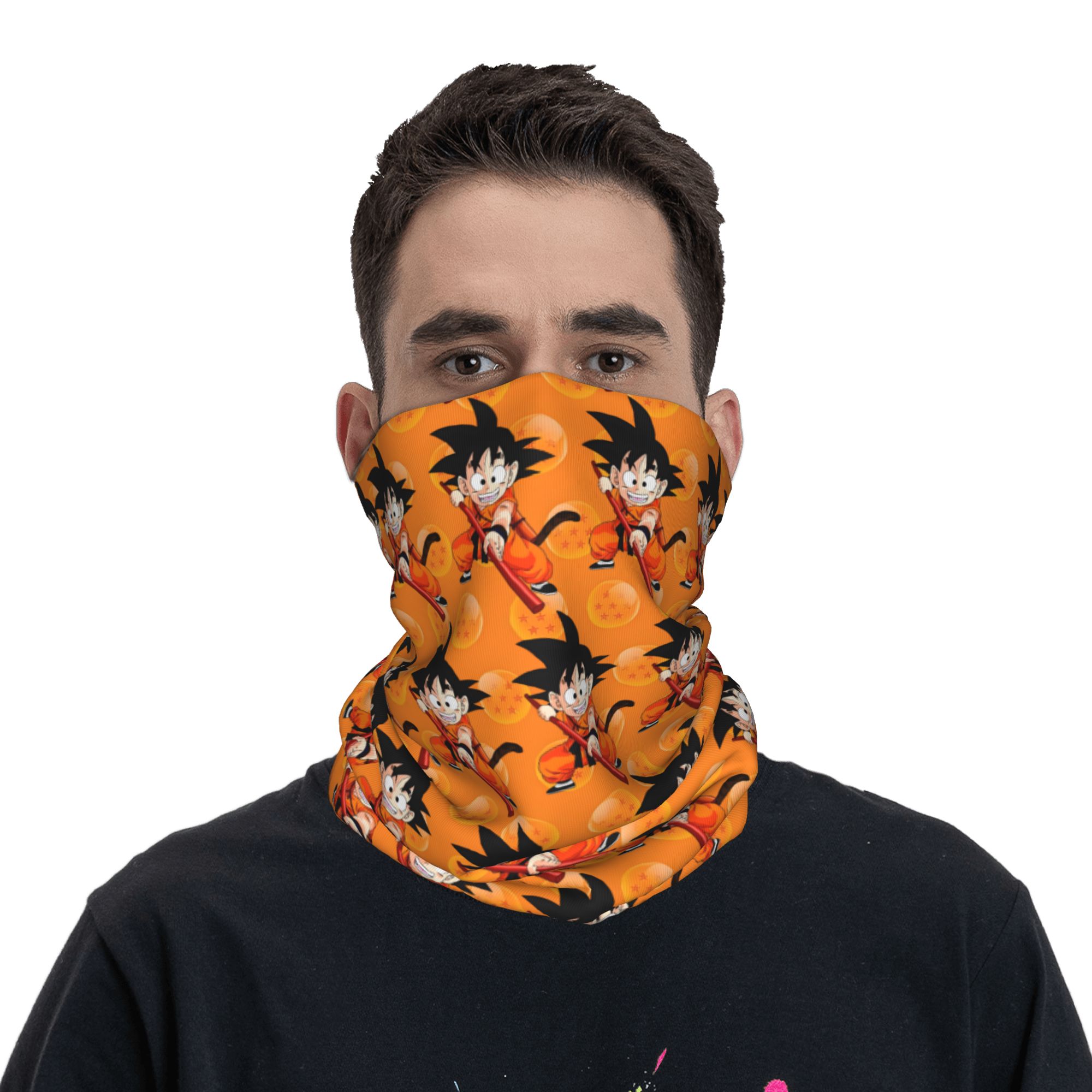 Men Accessories For Neck - Cache-cou personnalisé Goku Anime, cache-visage coupe-vent,