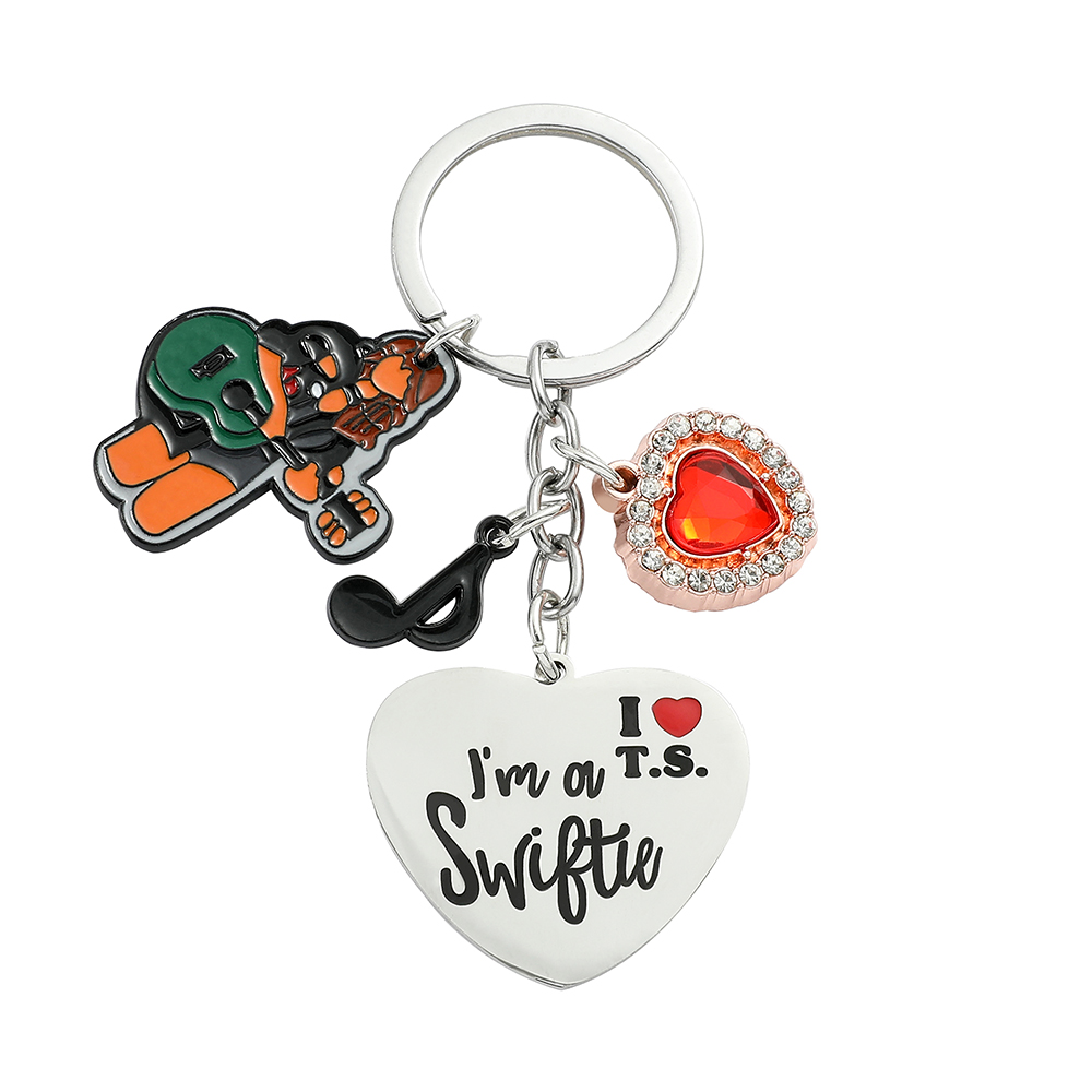 Men'S Accessories Holder - Porte-clés Taylor pour fans, pendentif cœur