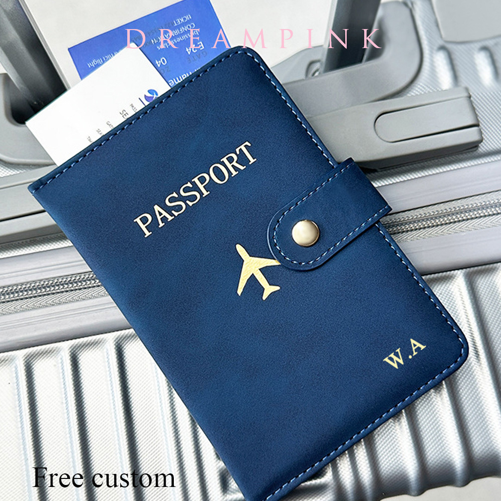 Travel Organizer Men - Portefeuille de passeport de voyage personnalisé