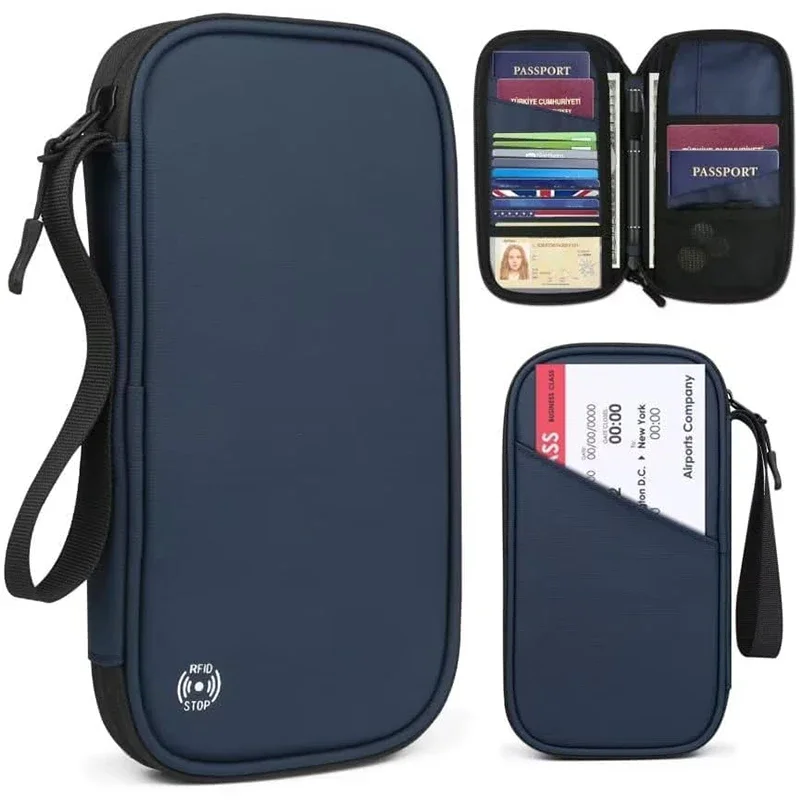 Travel Organizer Men - Couverture de passeport de voyage familiale