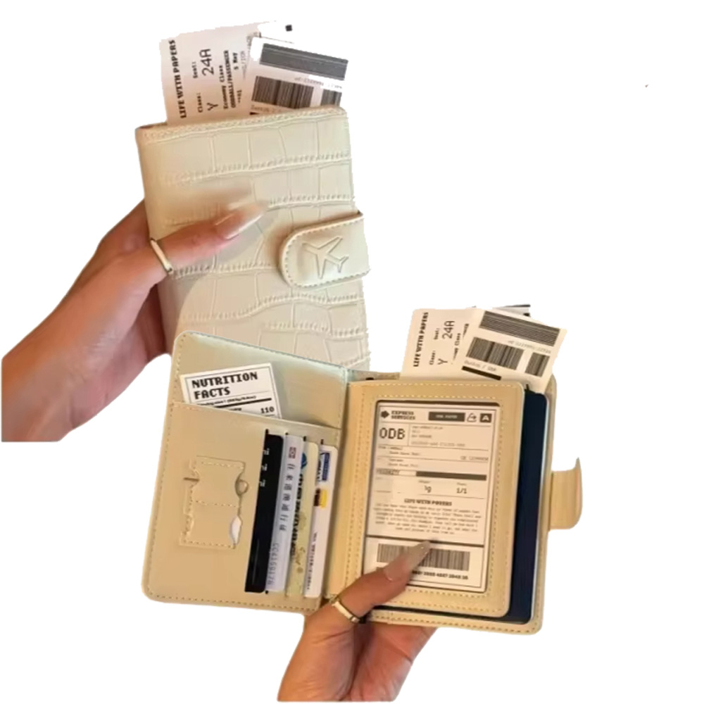 Travel Organizer Men - Housse de passeport en cuir PU