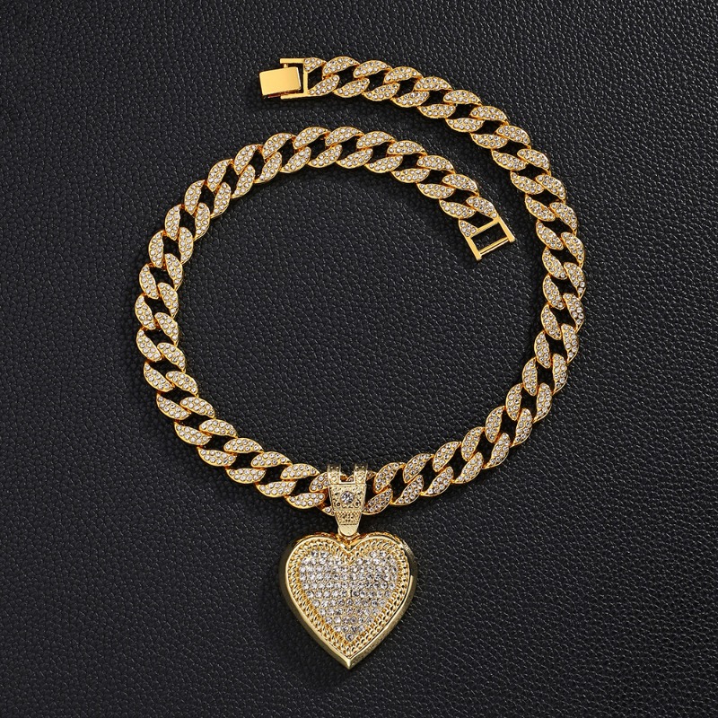 Men'S Accessories Instagram - Collier pendentif coeur minimaliste à la