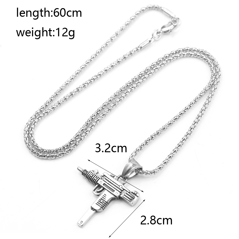 Pendentif Collier Pistolet Mit - Men Accessories Necklace avis et prix
