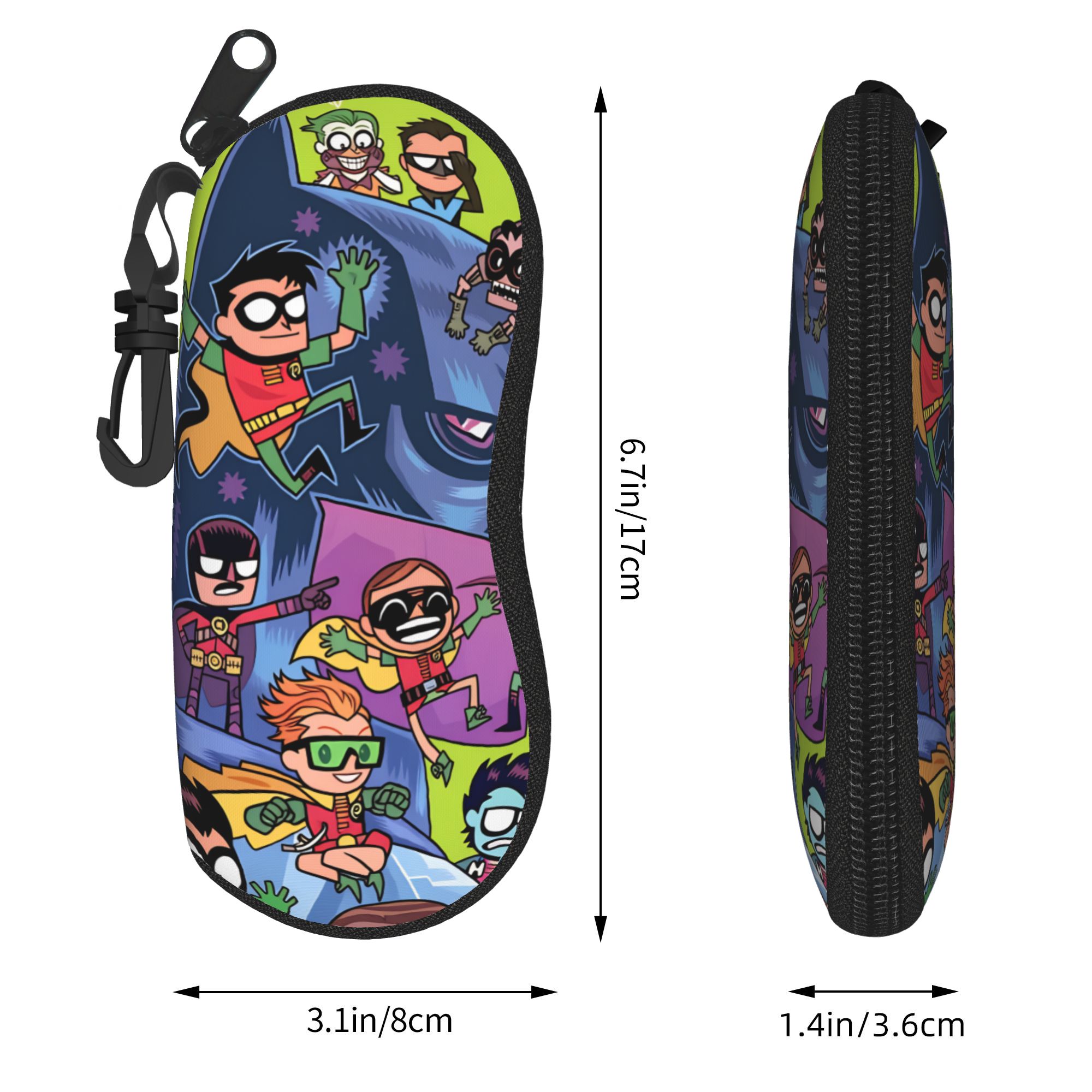 Teens Titans Go – étui à lunet - Men'S Accessories Go Outdoors avis et prix
