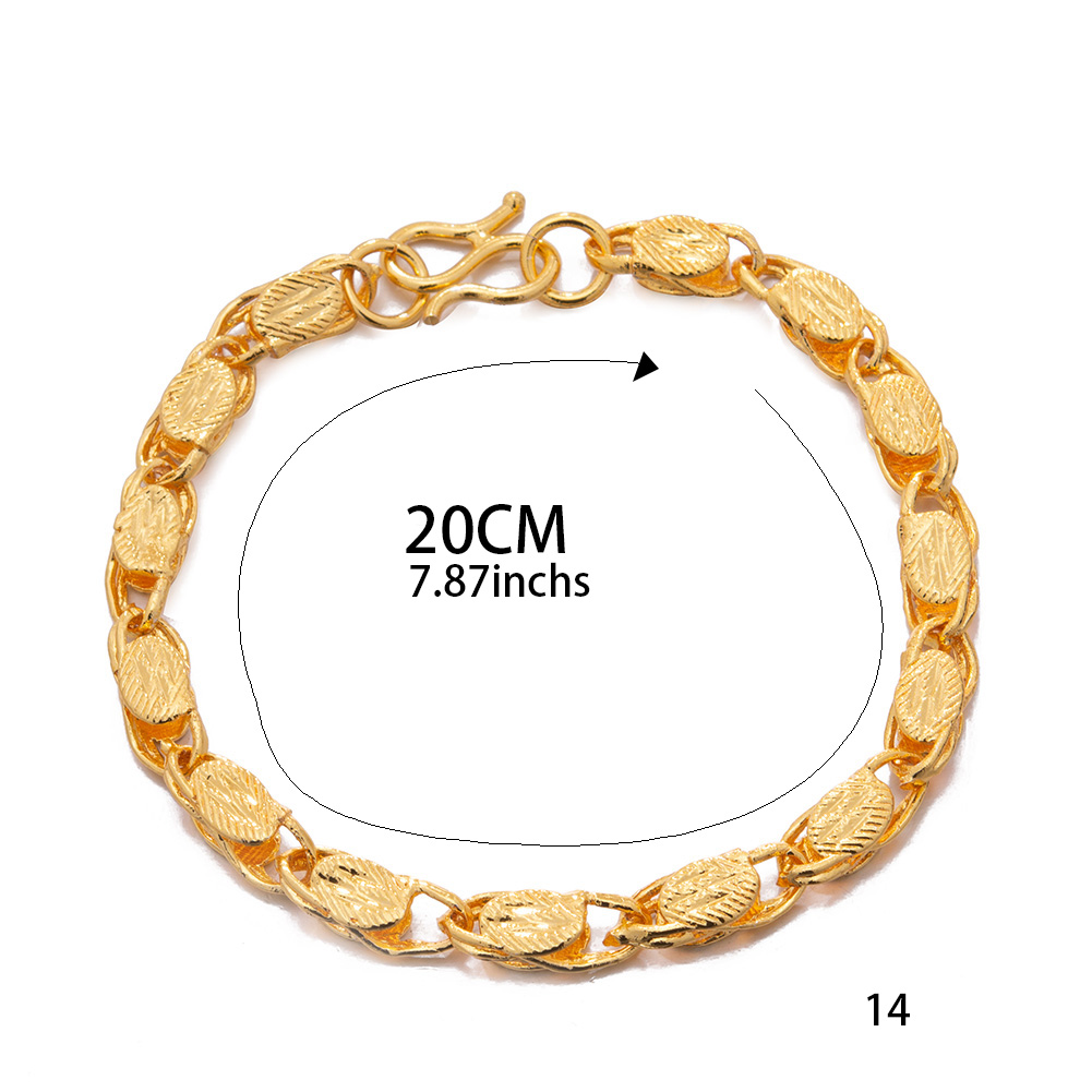 20CM à la mode couleur or homm - Men'S Accessories Dubai avis et prix