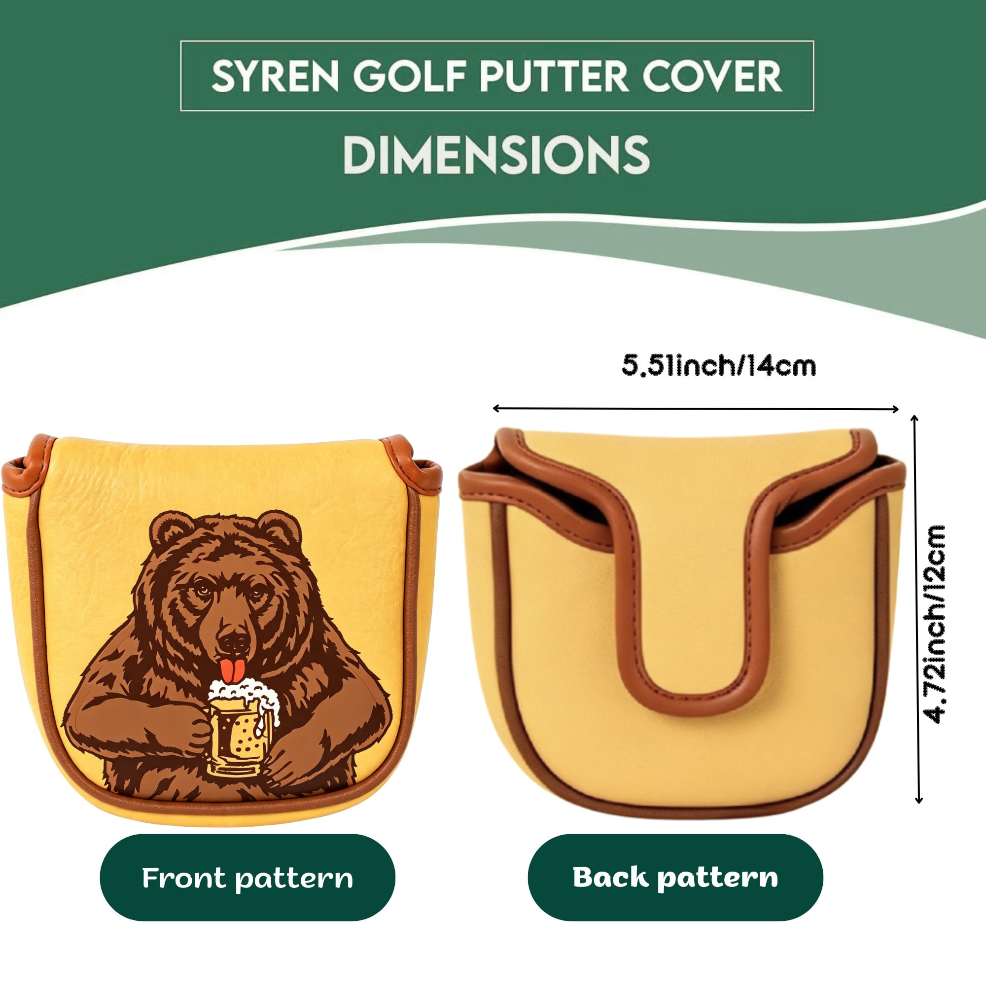 Housse de putter de golf brodé - Men Accessories Brand avis et prix