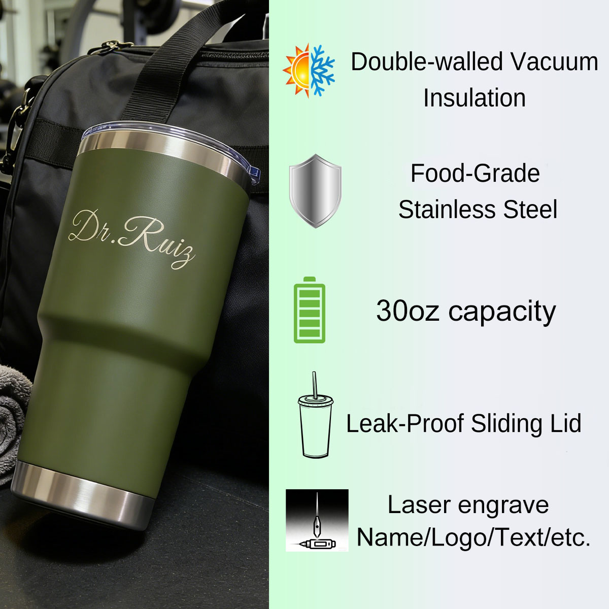 Gobelet isotherme personnalisé - Flask Stainless Steel avis et prix