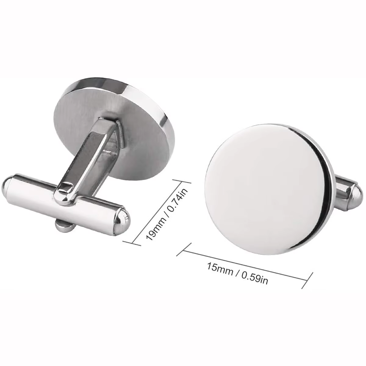 Boutons de manchette en métal  - Tie Clip Set avis et prix