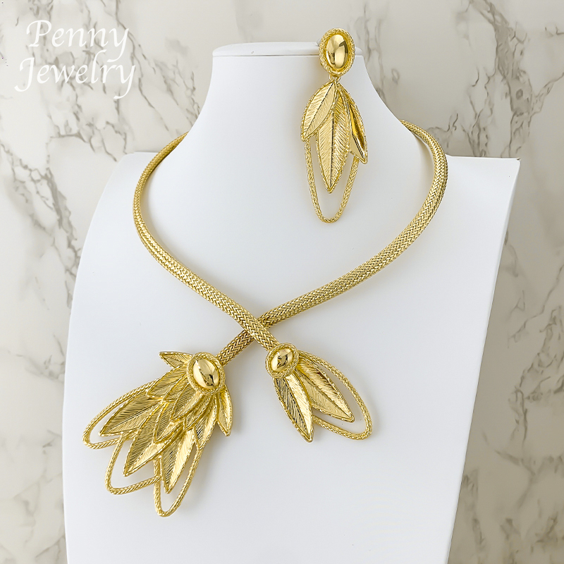 Parure de bijoux plaqué or 18  - Men'S Accessories Dubai avis et prix