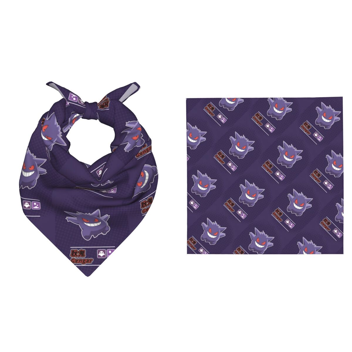 Bandana Pokémon Gengar 55CM –  - Men Accessories For Neck avis et prix