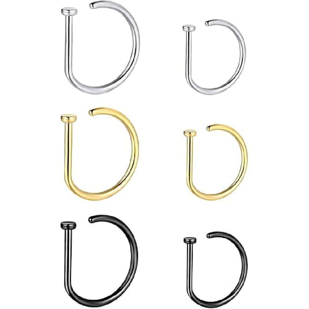 Lot de 4 faux anneaux de nez e - Men Accessories Collection avis et prix
