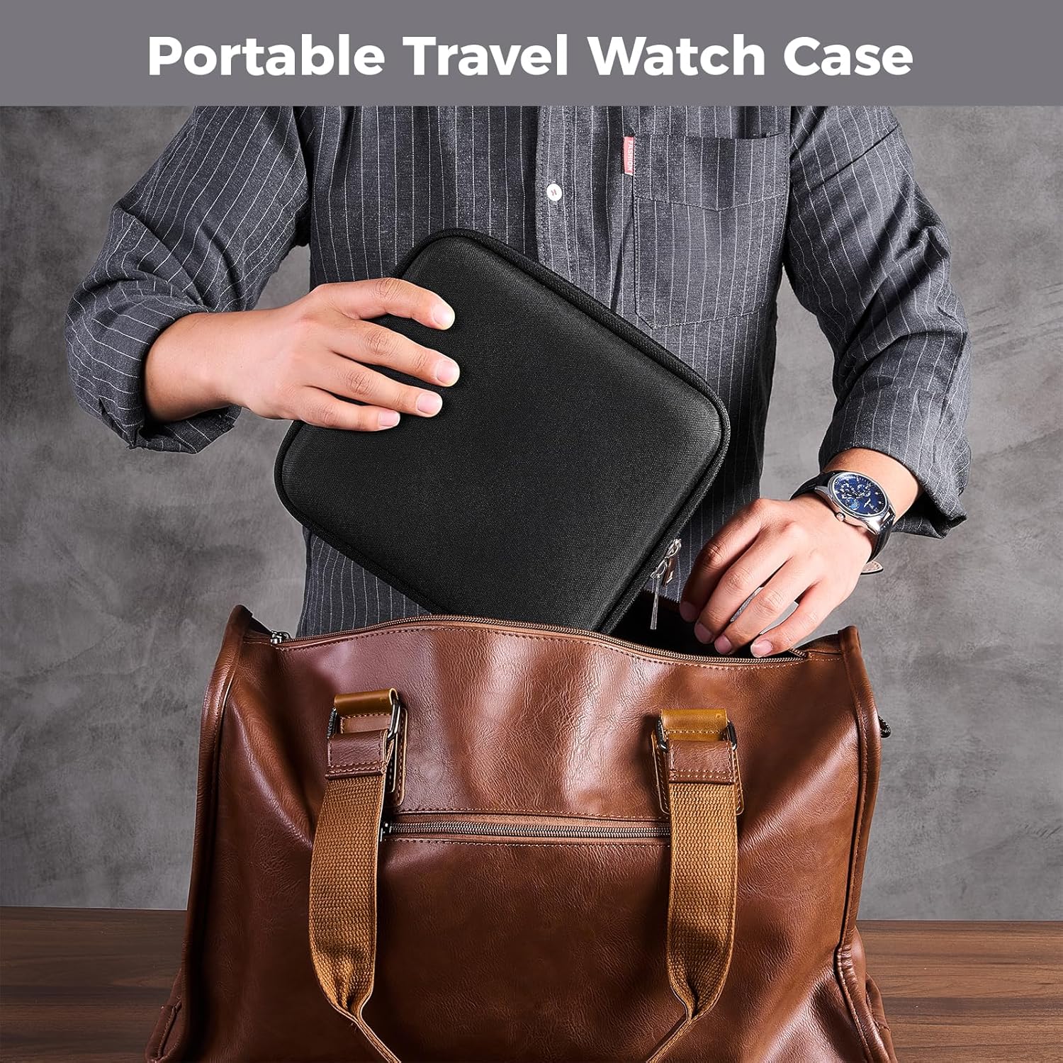 Étui de rangement pour montres - Travel Organizer Men avis et prix