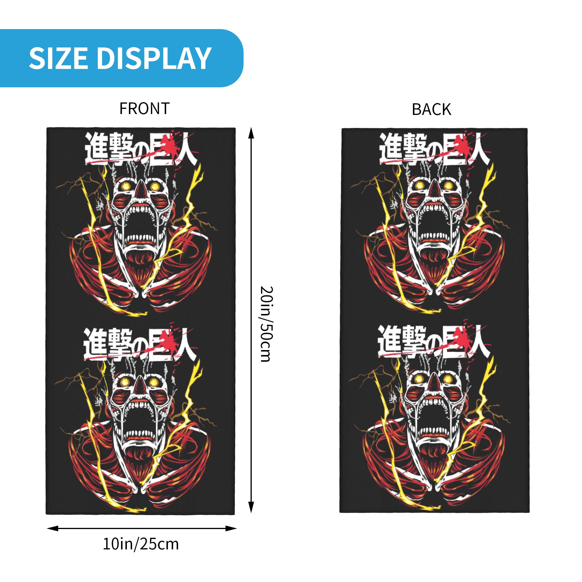 Cache-cou Bandana Manga Japona - Men Accessories For Neck avis et prix