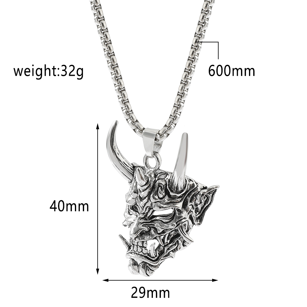 Collier pendentif masque de dé - Men Accessories Necklace avis et prix