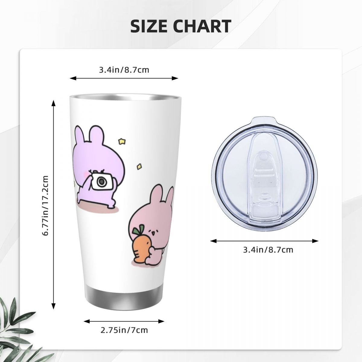 Asamimichaan Cute Asamimi Tass - Flask Stainless Steel avis et prix