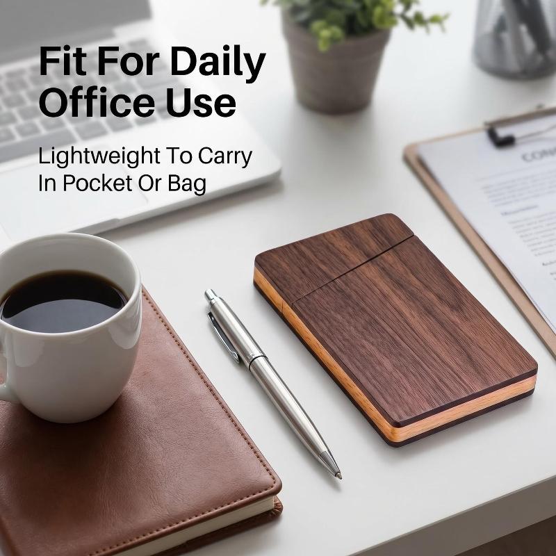 Porte-cartes de visite en bois - Men'S Accessories Holder avis et prix